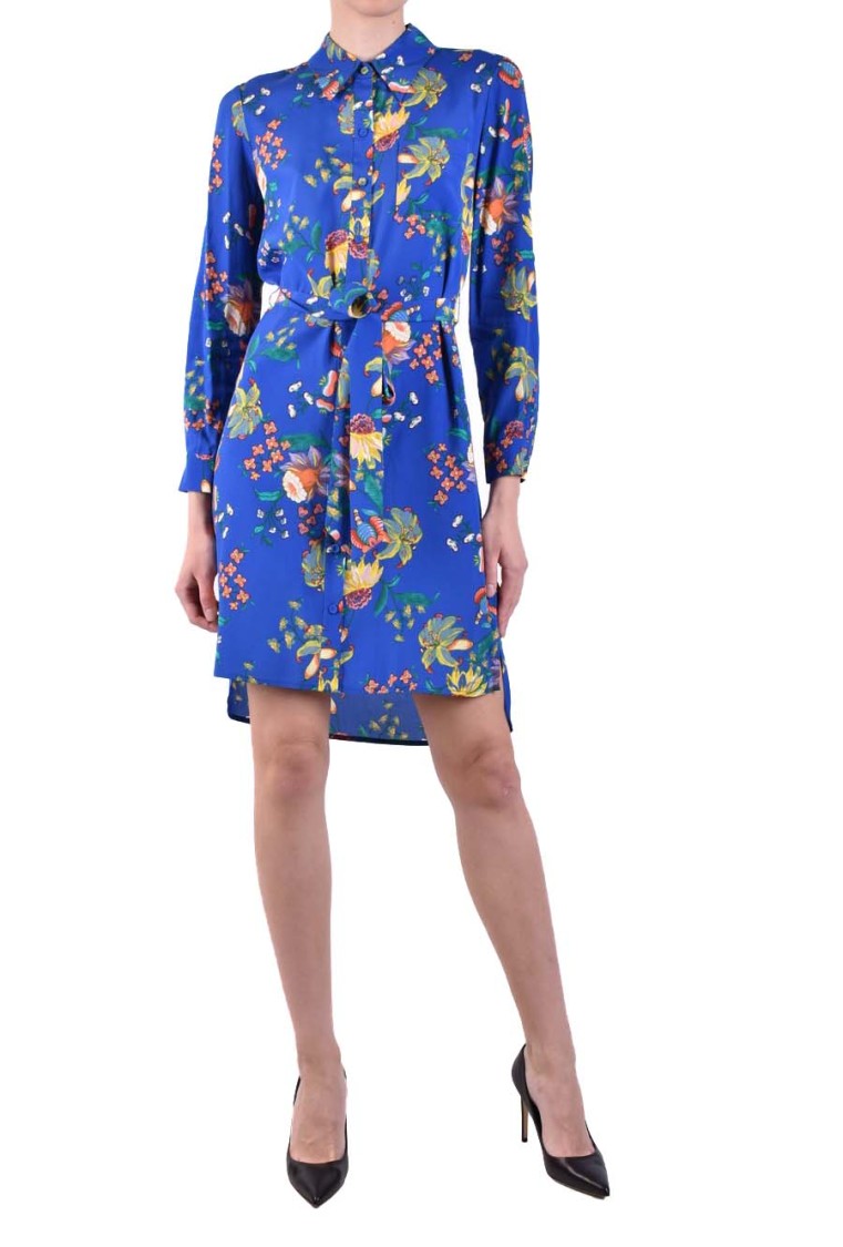 Diane Von Furstenberg Multicolor Viscose Blend Shirt In Blue