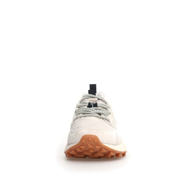Shop Flower Mountain Yamano Light Beige And Beige Canvas Sneakers In Neutrals