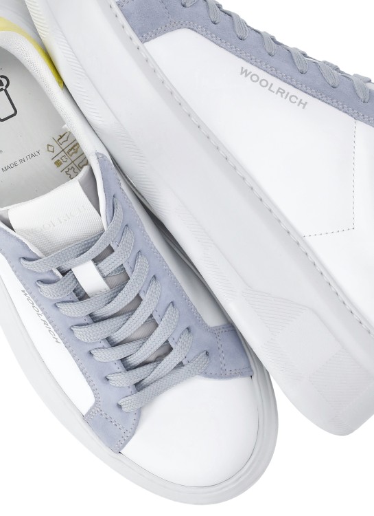Shop Woolrich Chunky Court Sneakers In White