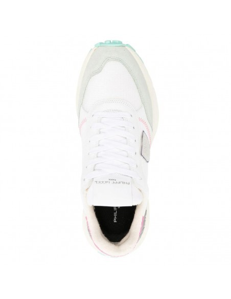 Shop Philippe Model Round Tip Sneakers In White