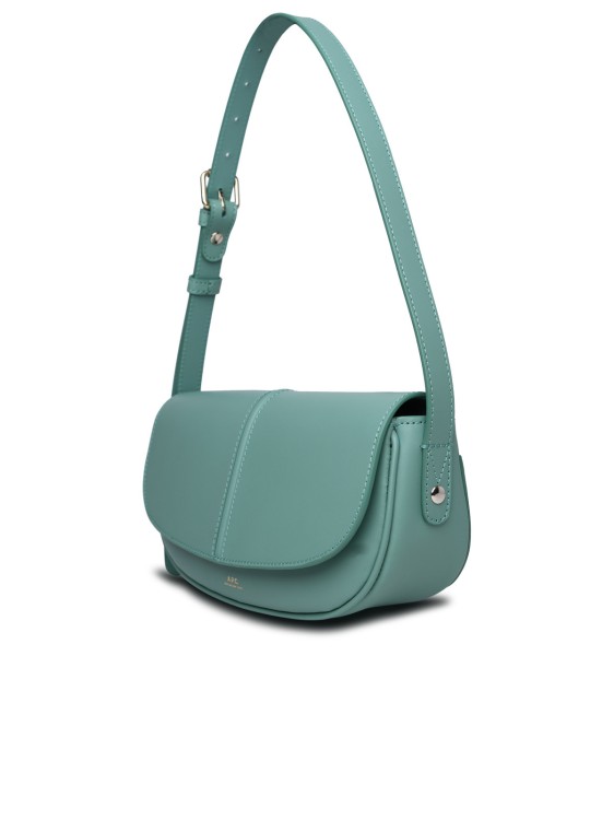 Shop Apc Betty Bag In Green Leather