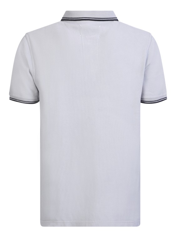 Shop Maison Margiela Cotton Polo Shirt In Grey