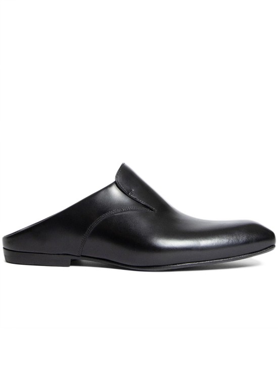 Dries Van Noten Black Paneled Loafers In Black