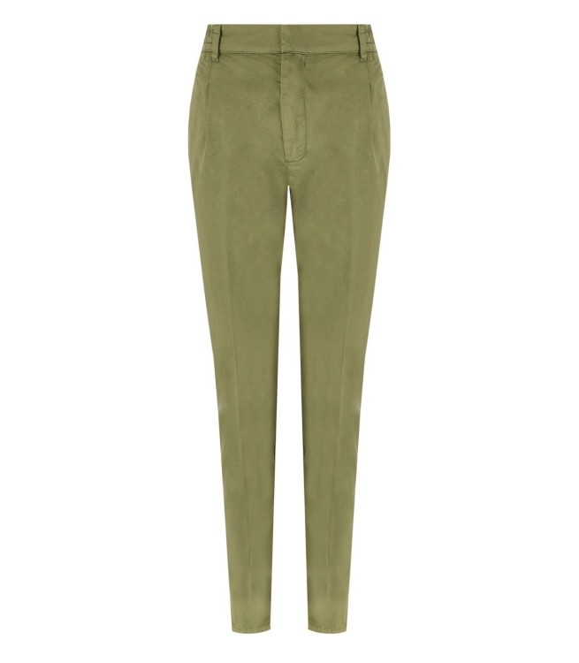 Shop Cruna Deva Sage Green Trousers In Gold