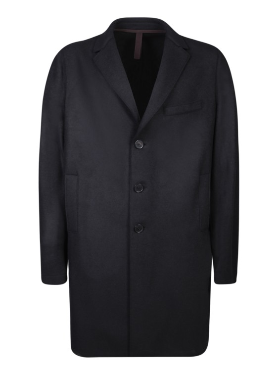 Harris Wharf London Black Single-breasted Coat