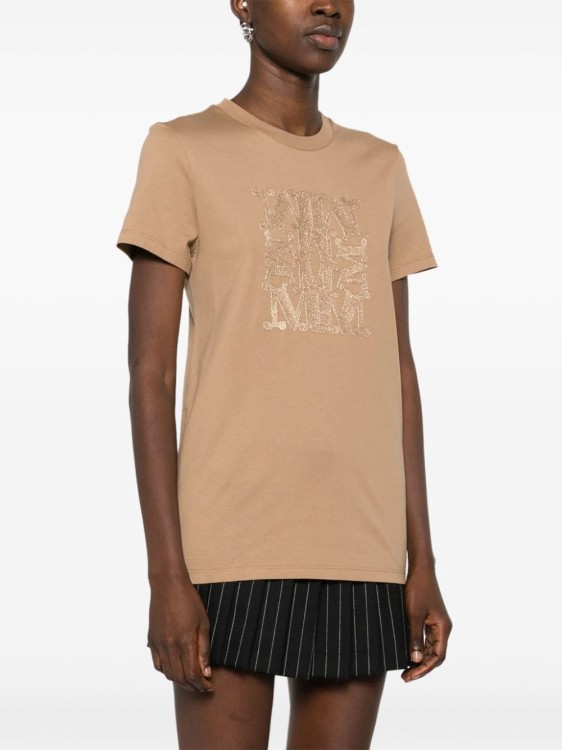 Shop Max Mara Light Brown T-shirt