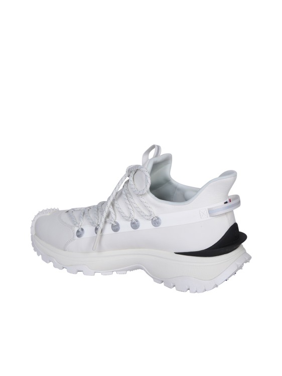 Shop Moncler White Multi-material Sneakers