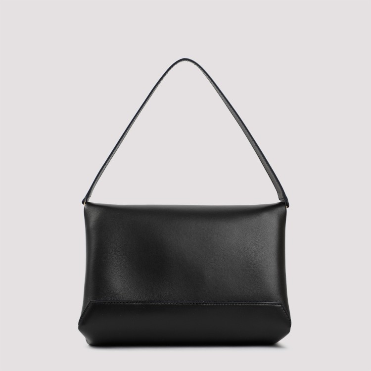 Shop Victoria Beckham Black Chain-detail Shoulder Bag