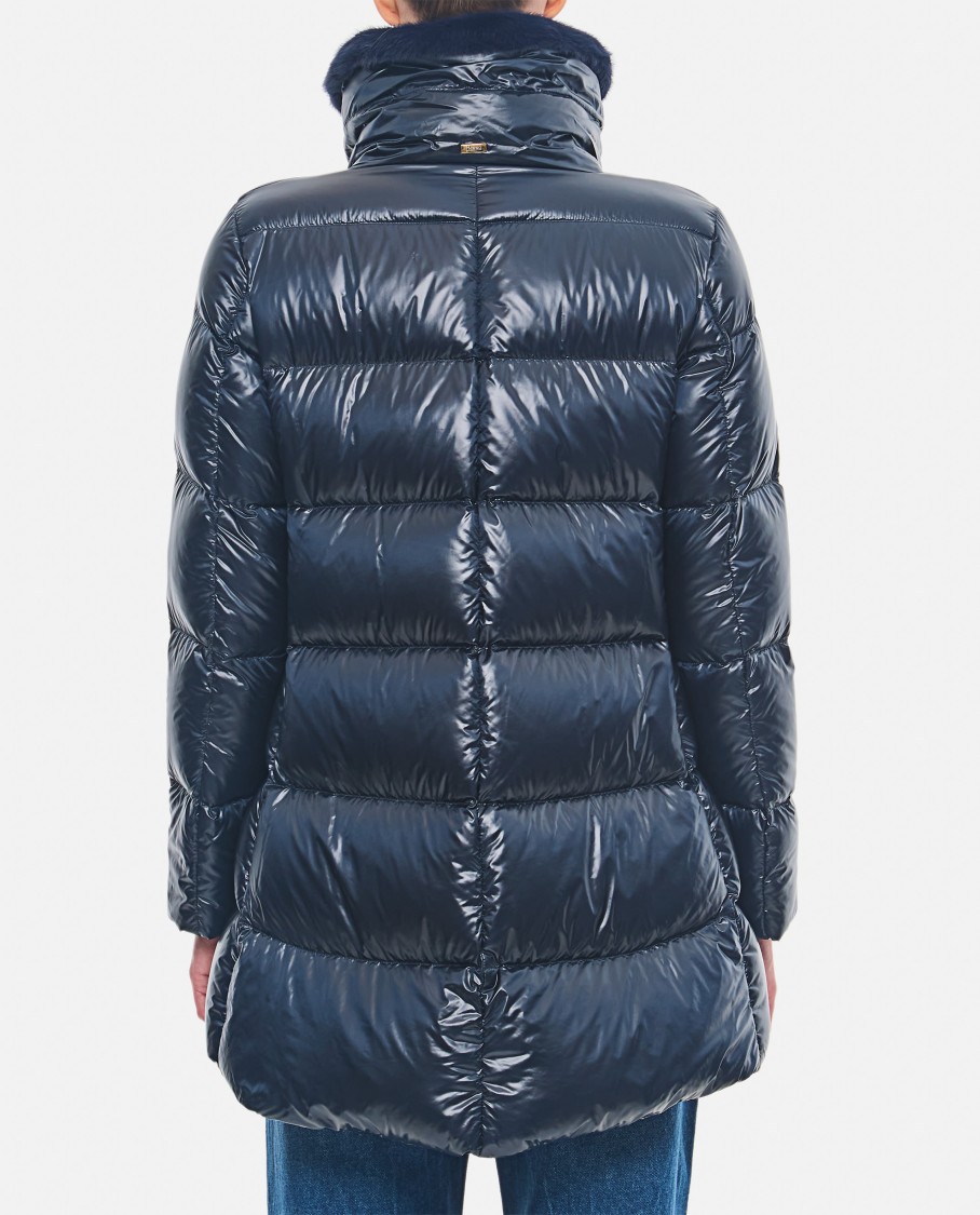 Herno Ultralight Nylon Down Jacket In Grey