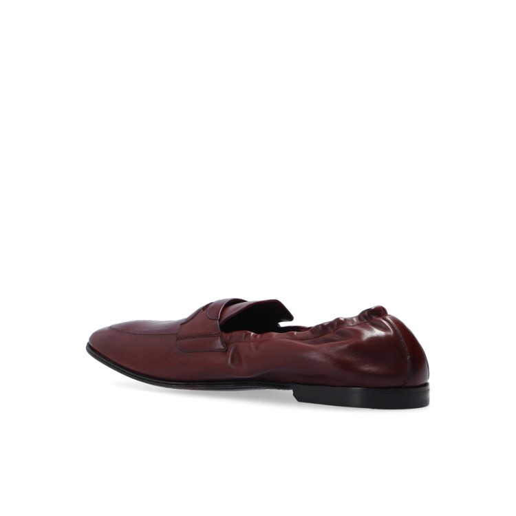 Shop Dolce & Gabbana Ariosto Leather Loafers In Pink