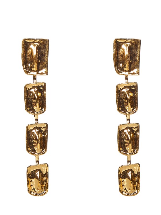 Shop Tom Ford Brass Dangle Earrings In Not Applicable