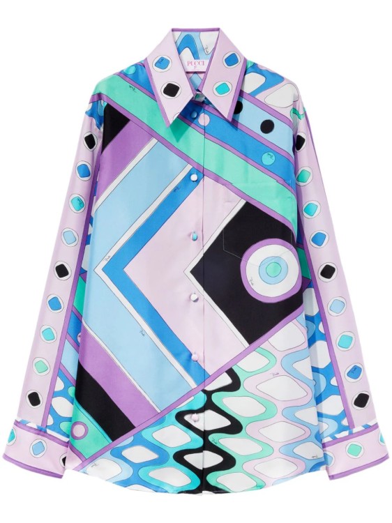 Shop Pucci Shirt Vivara-multicolor Print