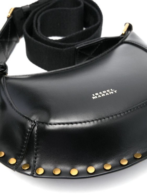 Shop Isabel Marant Mini Moon Bag In Black