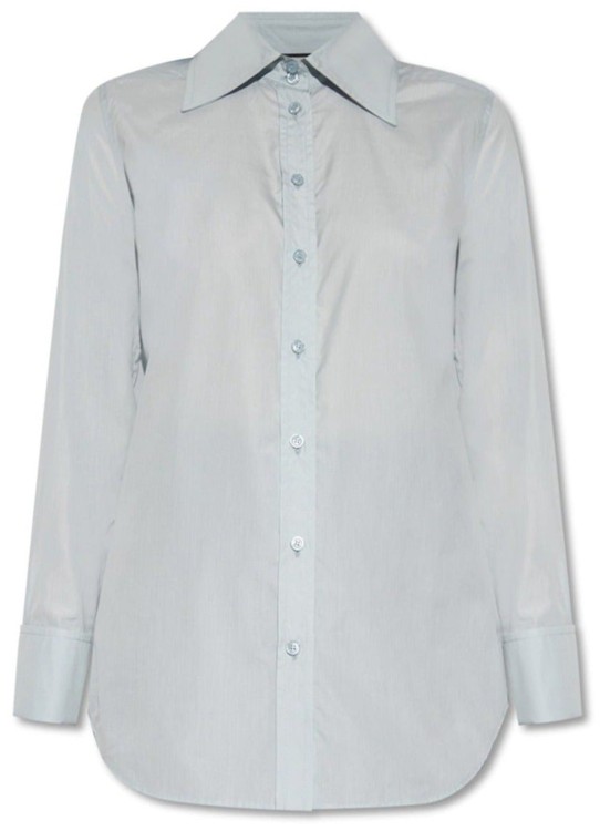 Gucci Cotton Shirt In Gray