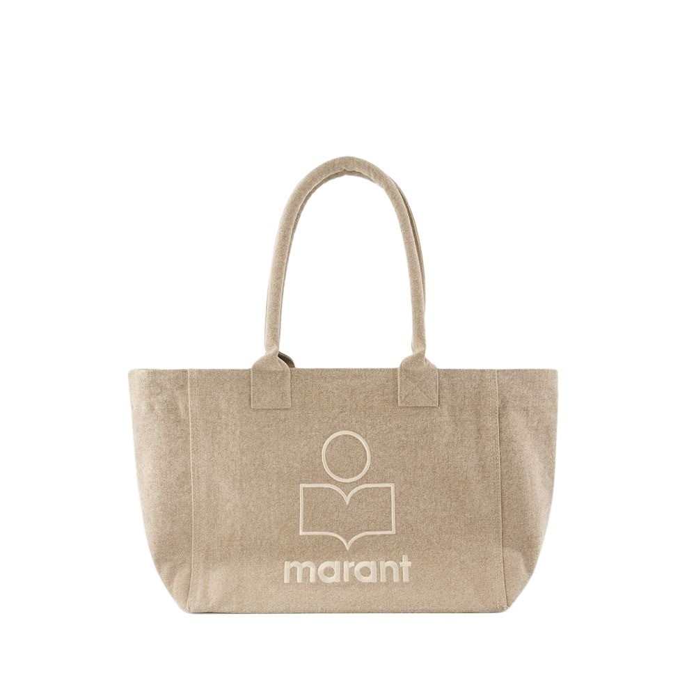 Isabel Marant Yenky Shoulder Bag - Cotton - Beige In Pink