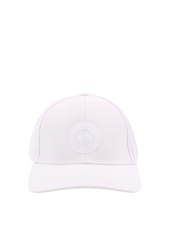 Shop Canada Goose White Jersey Hat