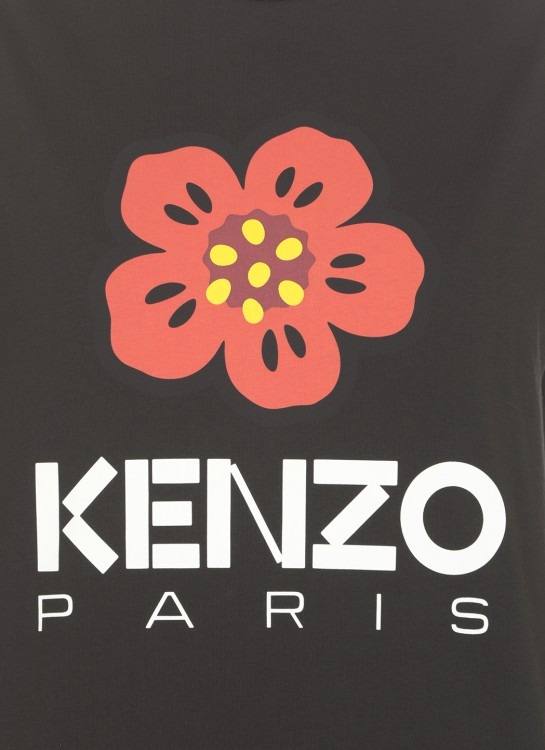 Shop Kenzo Black Cotton Tshirt