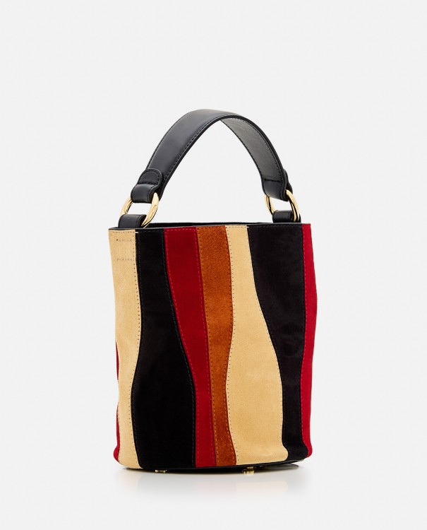 Shop Colville Small Patch Cylinder Leather Bag In Multicolor