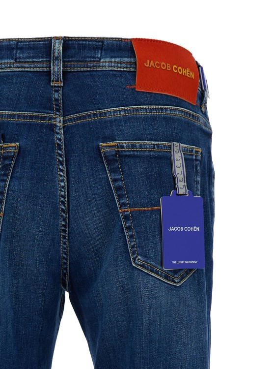 Jacob Cohen Blue Slim Jeans In In Cotton Blend In Black