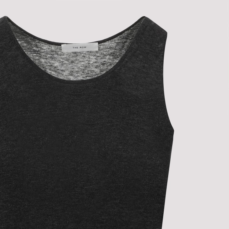 The Row Farissa Maxi Slip Dress In Black