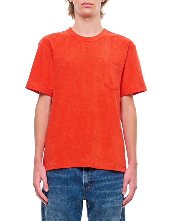 Shop Howlin' Shortsleeve Terry T-shirt In Orange