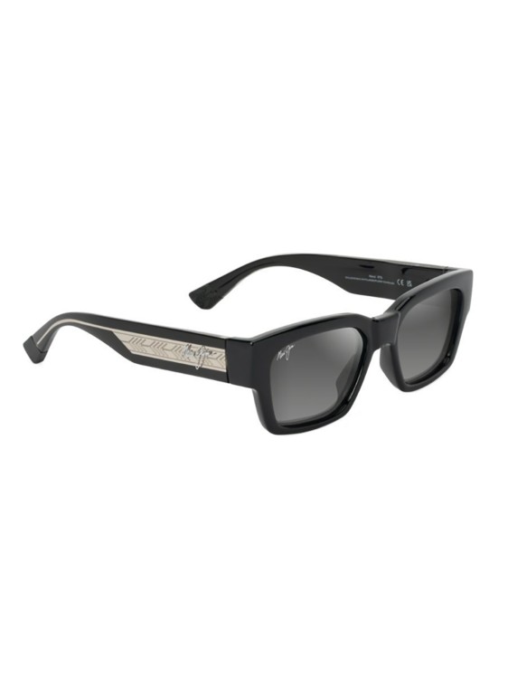 Shop Maui Jim Kenui Sunglasses In Black