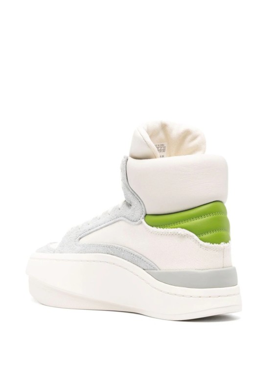 Shop Y-3 Multicolored Centennial High Sneakers In White