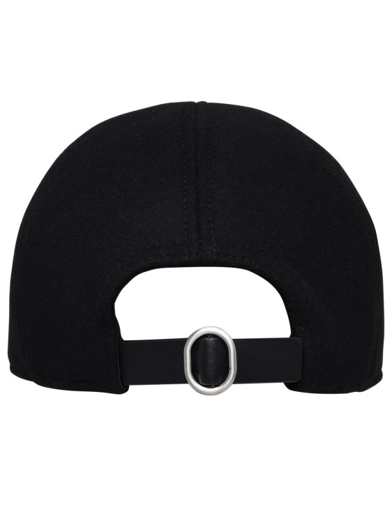 Shop Jil Sander Black Cashmere Hat