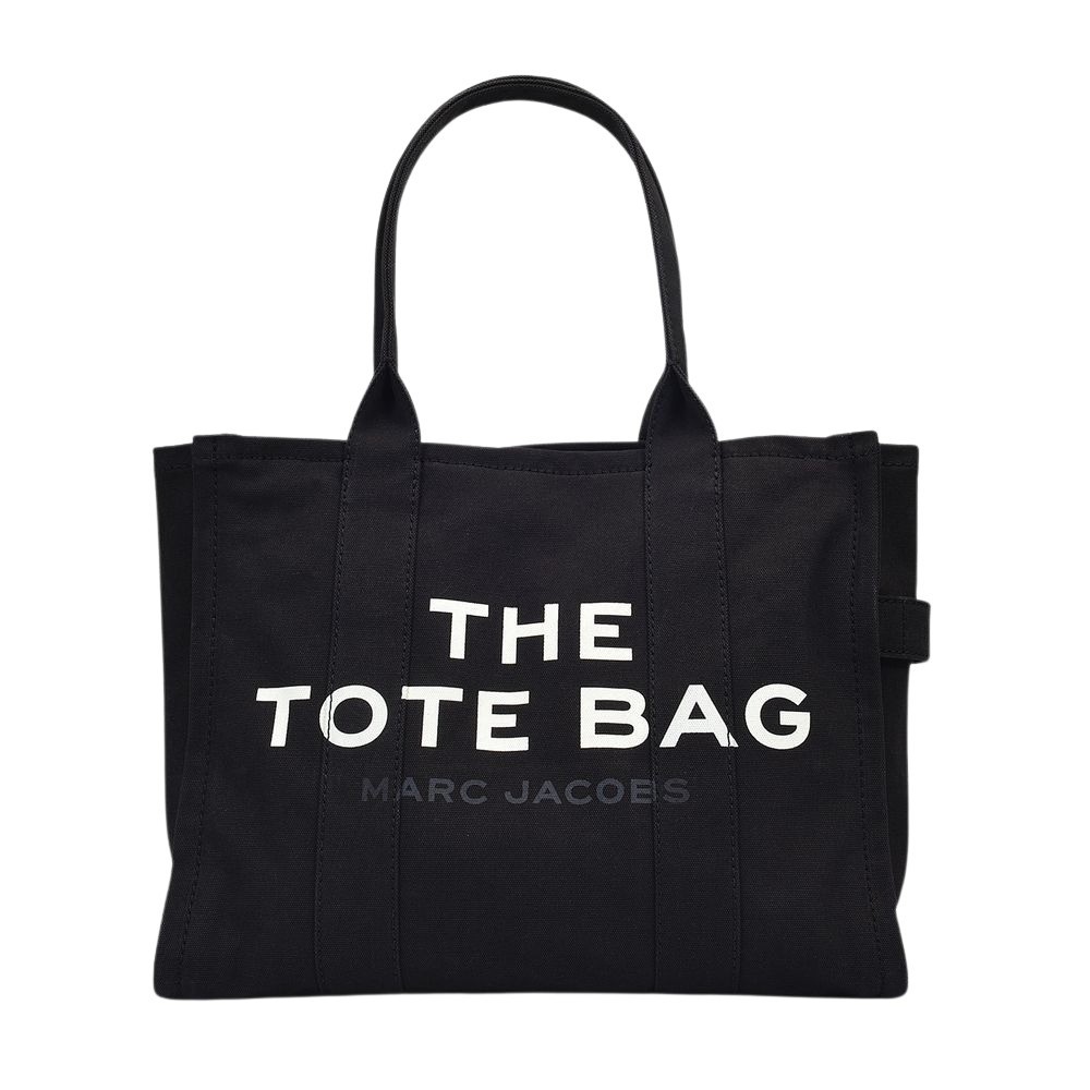 Marc Jacobs The Large Tote Bag - Black - Cotton In Black
