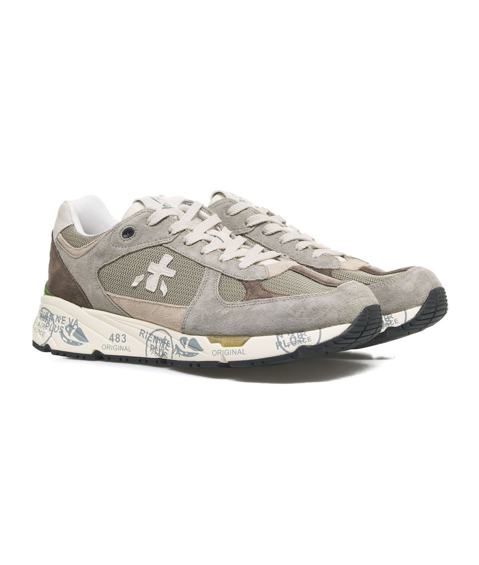 Shop Premiata Mase Sneakers In Grey