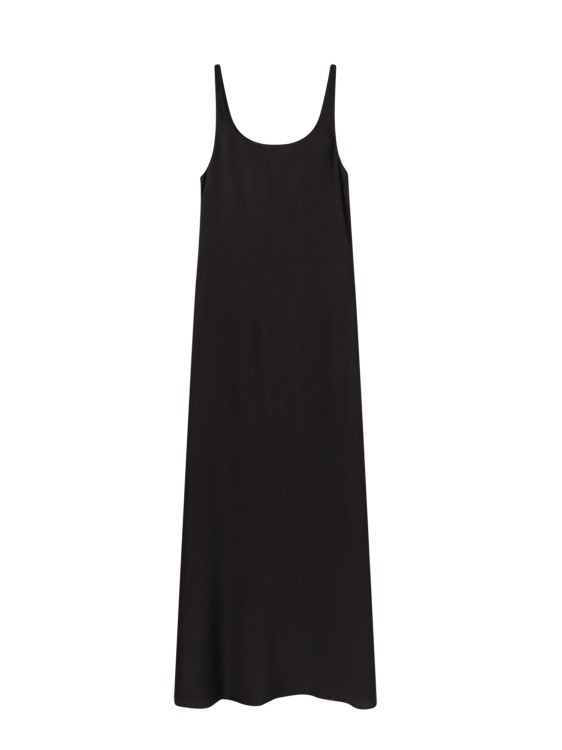 Shop Le 17 Septembre Satin Long Dress In Black