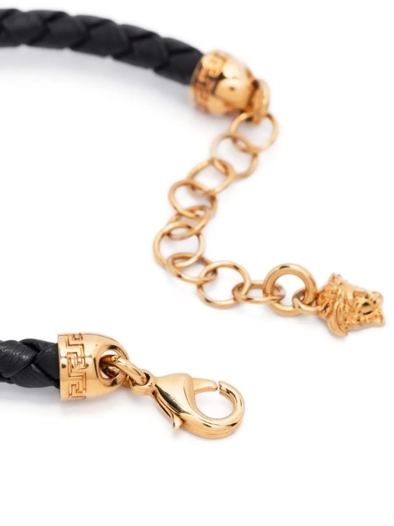 Shop Versace Black Aevitas Bracelet In Not Applicable