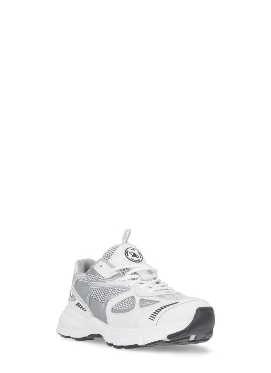 Shop Axel Arigato White Leather Sneakers