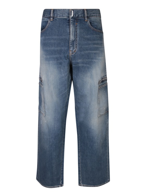Shop Givenchy Cotton Jeans In Grey