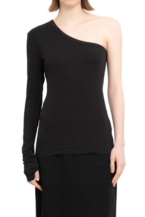 THOM KROM STRETCH COTTON JERSEY OFF-THE-SHOULDER TOP