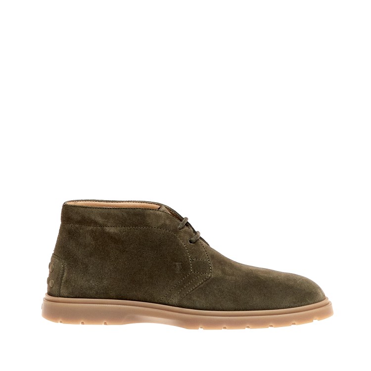 Tod's Ankle Boots M59k00 Suede In Green