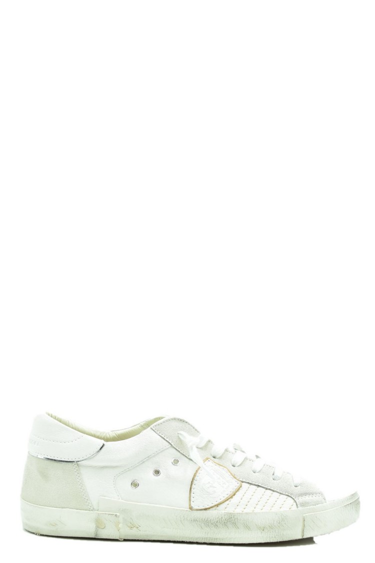 Philippe Model Multicolor Leather Sneakers In Multicolor