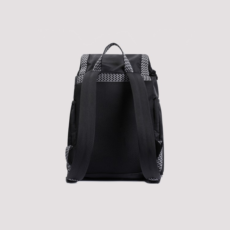 Shop Lanvin Curb Black Nylon Backpack