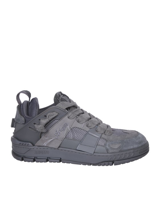 Axel Arigato Leather And Mesh Sneakers In Grey