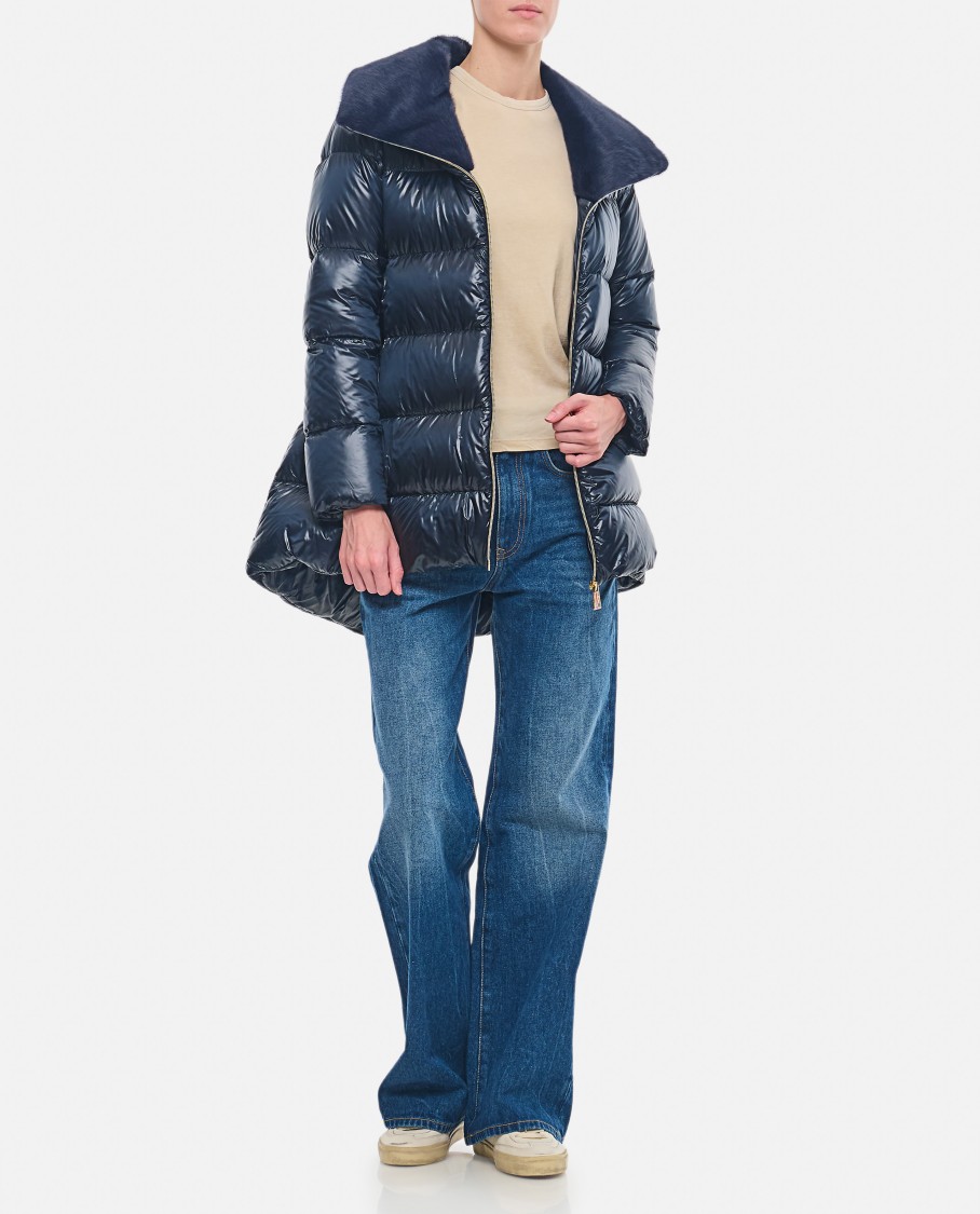 Herno Ultralight Nylon Down Jacket In Grey