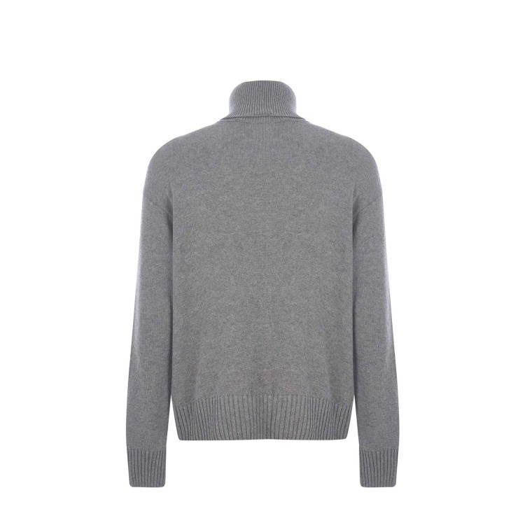 Shop Off-white Basic Wool Pullover In Grey