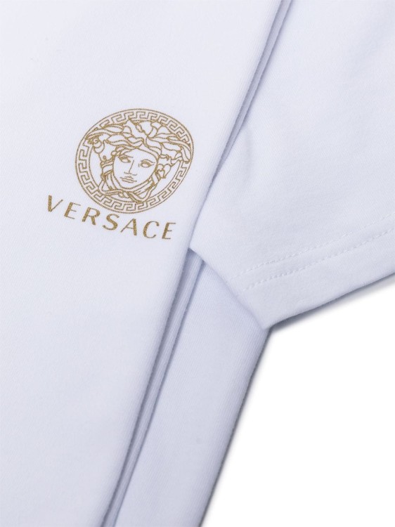 Shop Versace White Medusa Logo-print T-shirt (2 Set)