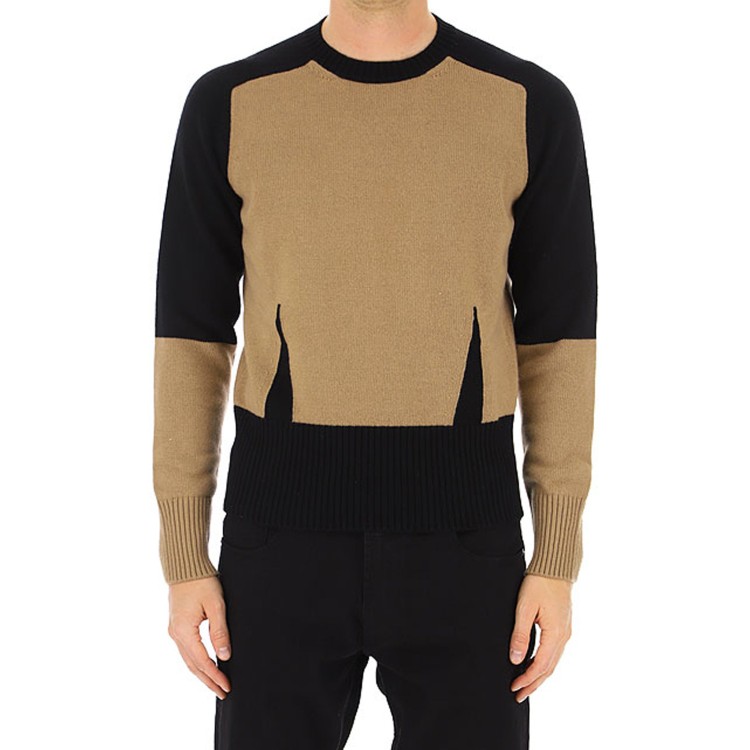 Shop Alexander Mcqueen Wool And Cashmere Sweater In Brown