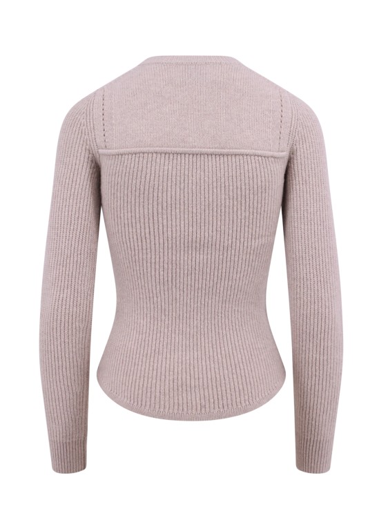 Shop Isabel Marant Ribbed Wool And Cashmere Sweater In Pink