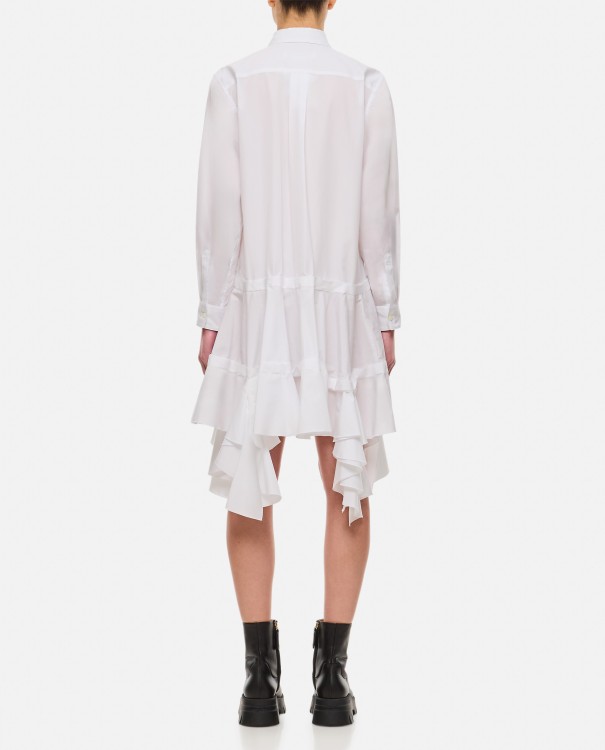 Shop Comme Des Garçons Cotton Shirt Dress In White