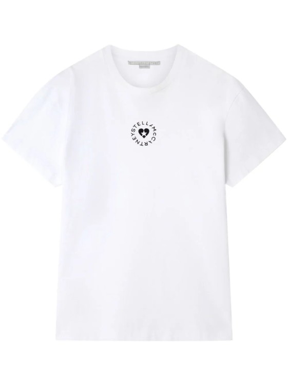 Shop Stella Mccartney White Lovestruck T-shirt