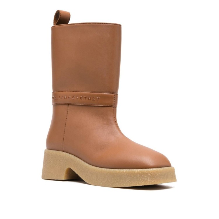 Shop Stella Mccartney Skyla Rain Boots In Brown