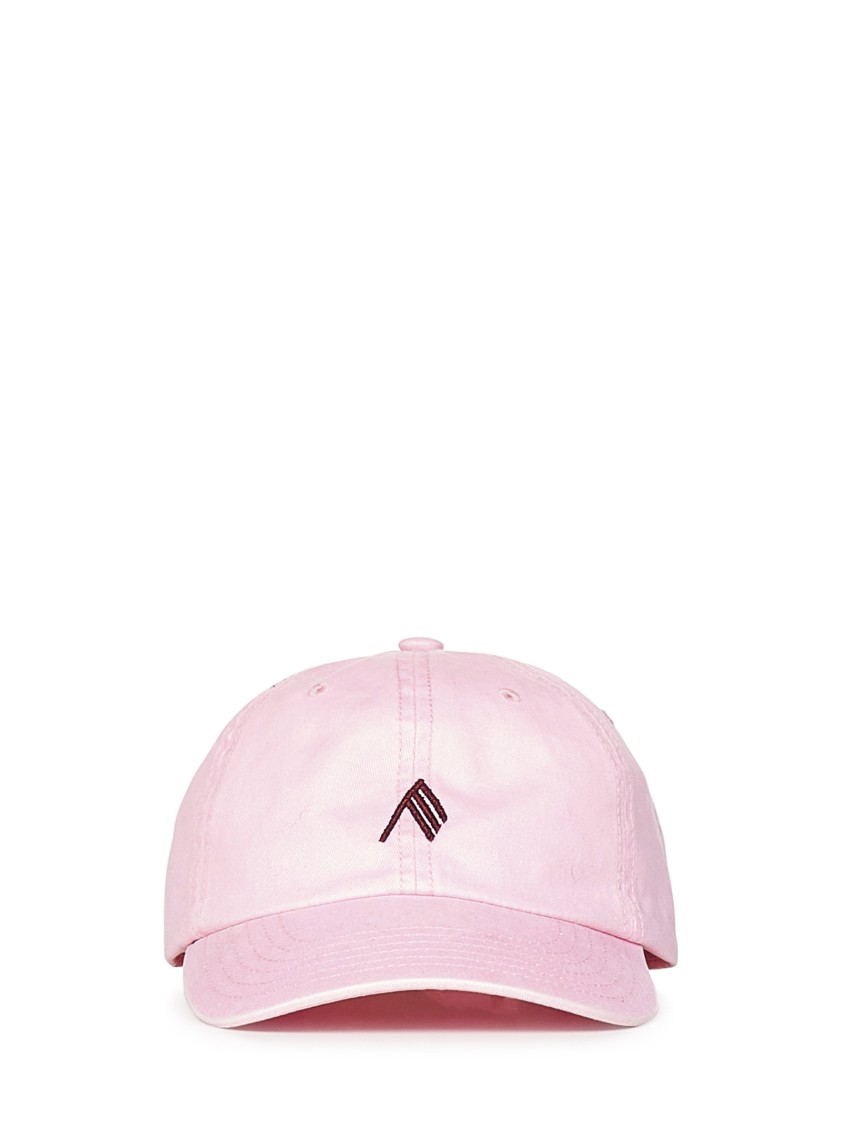 Attico The Pink Canvas Baseball Cap In Pink
