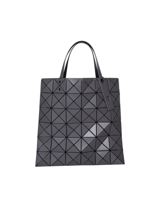 Shop Issey Miyake Prism Handle Bag In Grey
