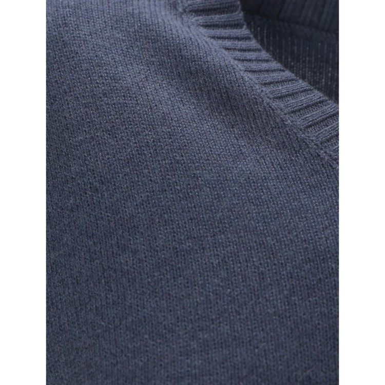 Brunello Cucinelli Long-sleeved V-neck Sweater In Black